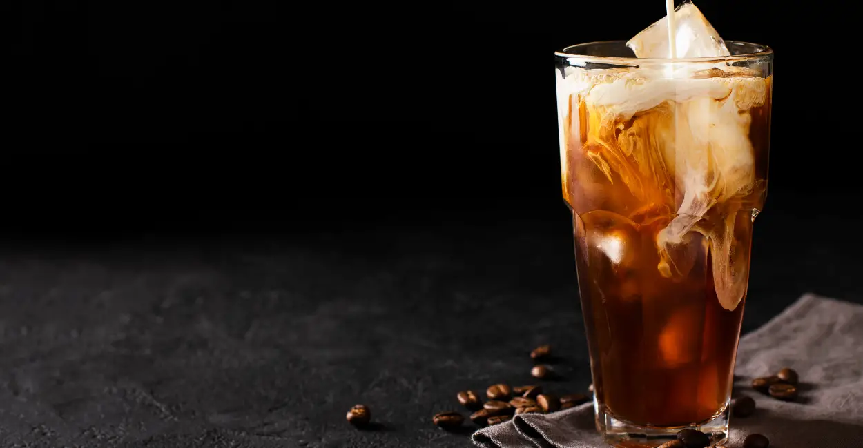 cold brew coffee with ice