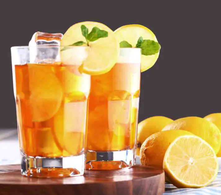 Best Homemade Flavored Iced Tea Recipes Feature Image